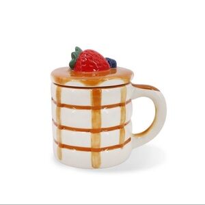New Target Bullseye Playground Valentine’s Day Strawberry Pancakes Ceramic Mug